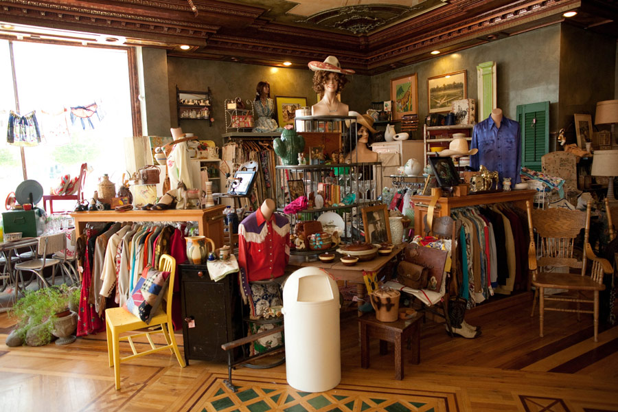 vintage clothing store